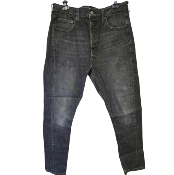Levis Paint Splatter Button Fly Skinny Jean Size 14 in NWOT